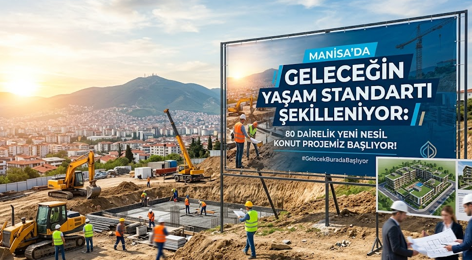 80 Dairelik Yeni Nesil Konut Projemiz Başlıyor!